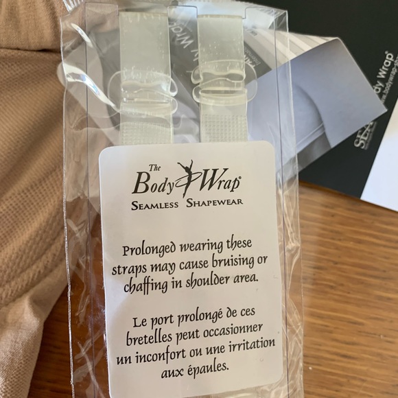 The body wrap shape wear strapless underwire slip with removable strap small NWT - Picture 4 of 6